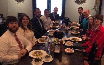 Sawyers & Jacobs celebrates the holidays with a team lunch at Jim’s Place Grille