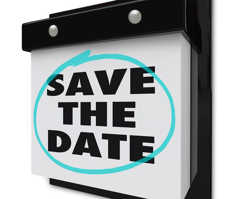 Save the Dates!  The Tech Trifecta:  Upcoming Events Announced